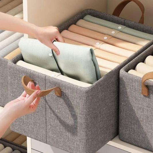 Declutter Your Home with the Premium Fabric Storage Box!