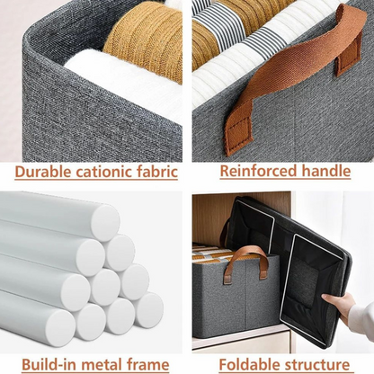 Declutter Your Home with the Premium Fabric Storage Box!