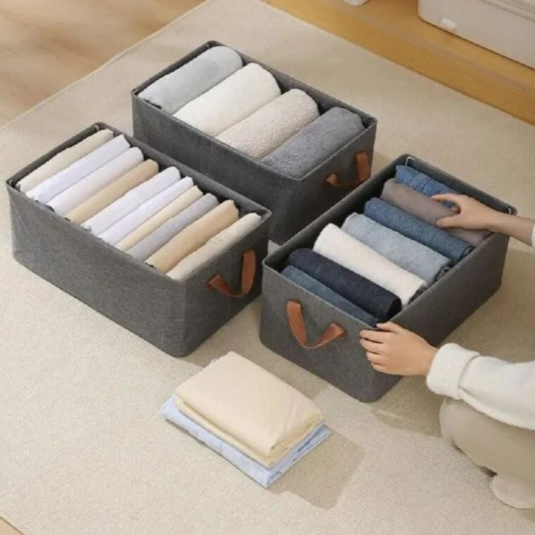 Declutter Your Home with the Premium Fabric Storage Box!