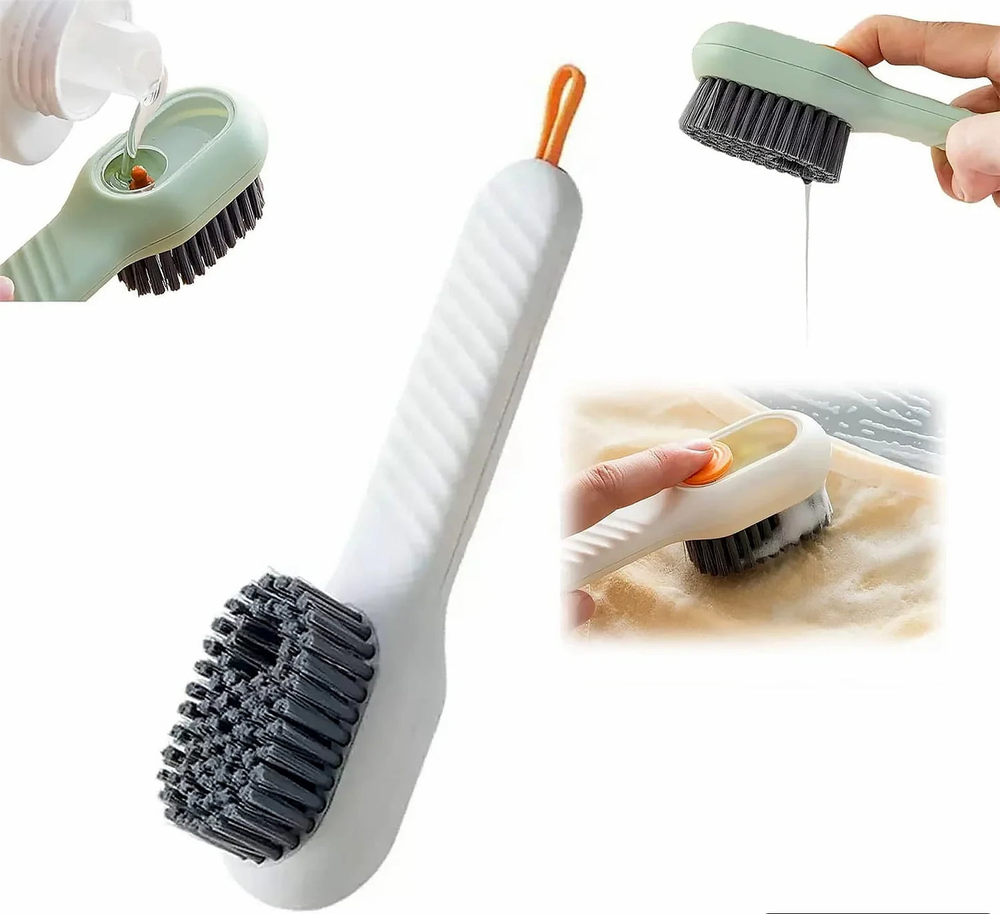 Effortless Cleaning with the Multipurpose Liquid Dispensing Brush!